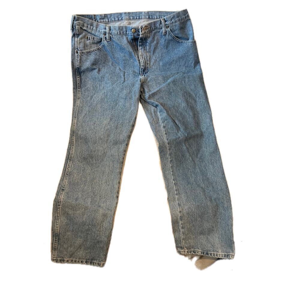 Wrangler Classic Straight Blue Jeans Mens 40x30